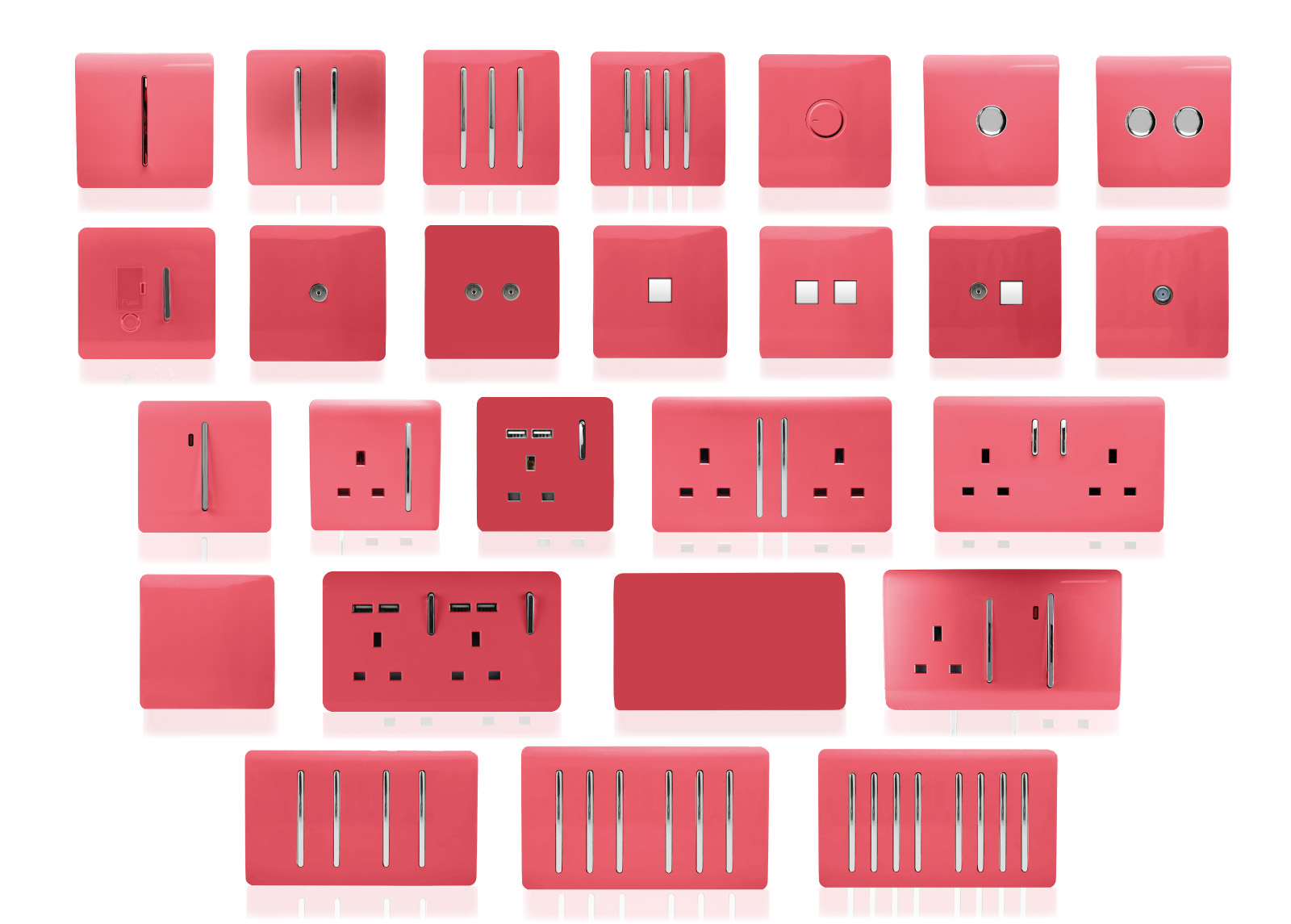 Strawberry Wiring Accessories Trendi Decorative Screwless Strawberry Wiring Accessories Trendi Decorative Screwless